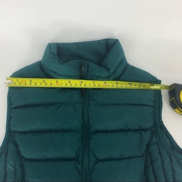 XPOSURZONE Down Puffer Zip Vest Green Small - Picture 4 of 16